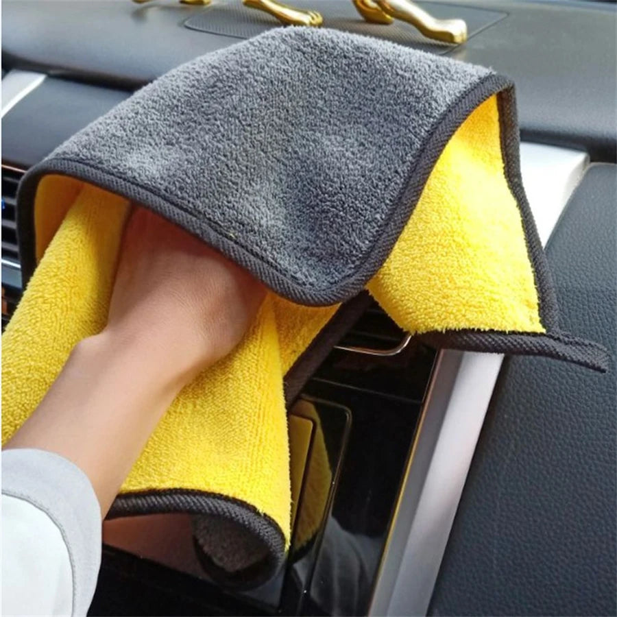 Premium Microfiber Detailing Towels — 6 Pack